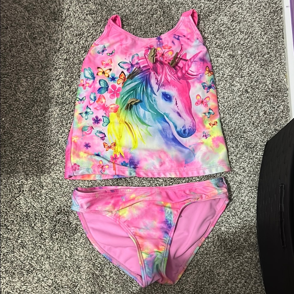 Vibrant Unicorn and Butterfly Swim Set